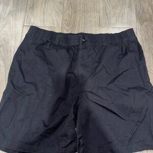 Harbor Bay Men's Black Athletic Shorts